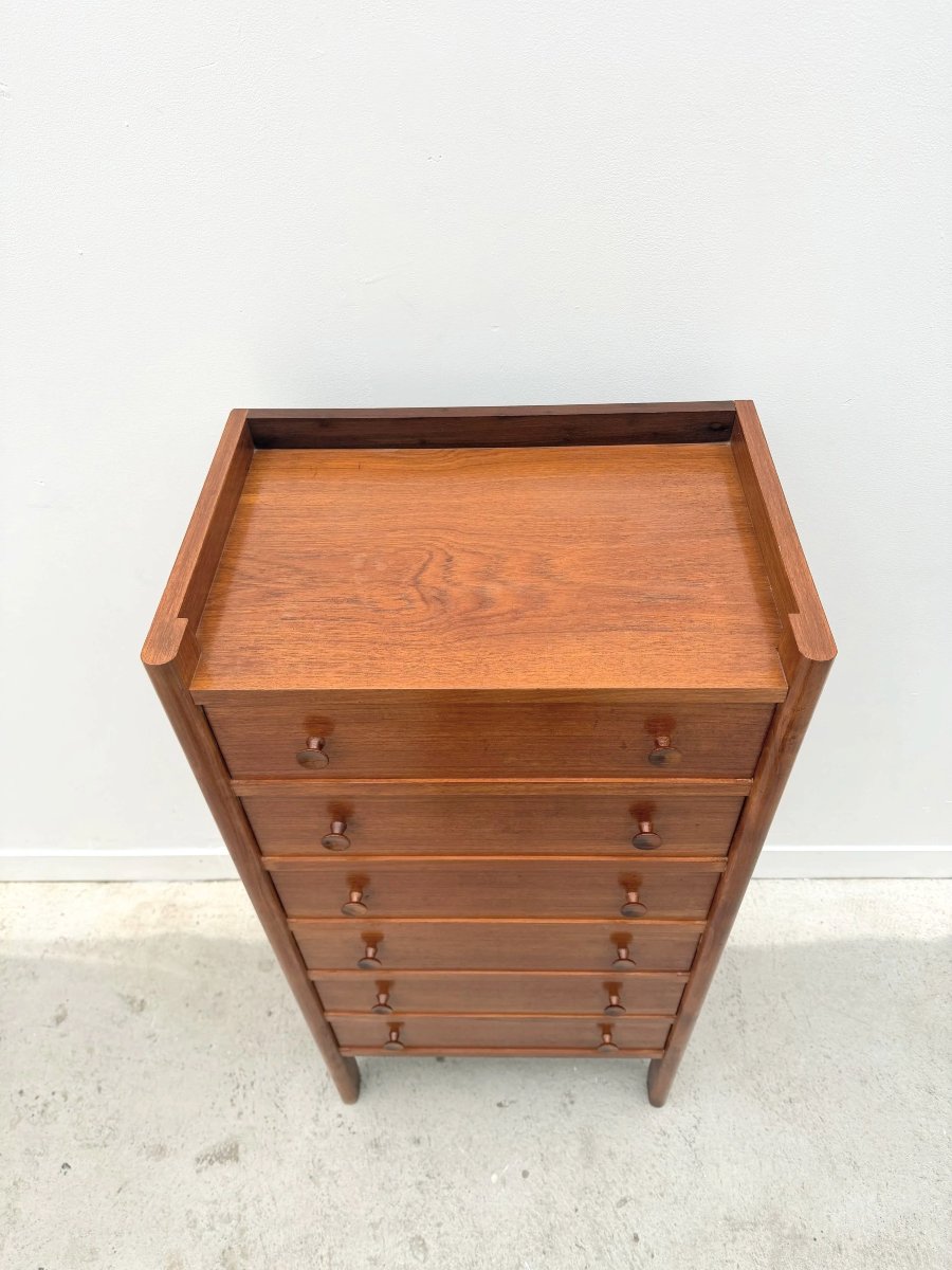 Scandinavian-style Teak Chest Of Drawers, 1960  -photo-3