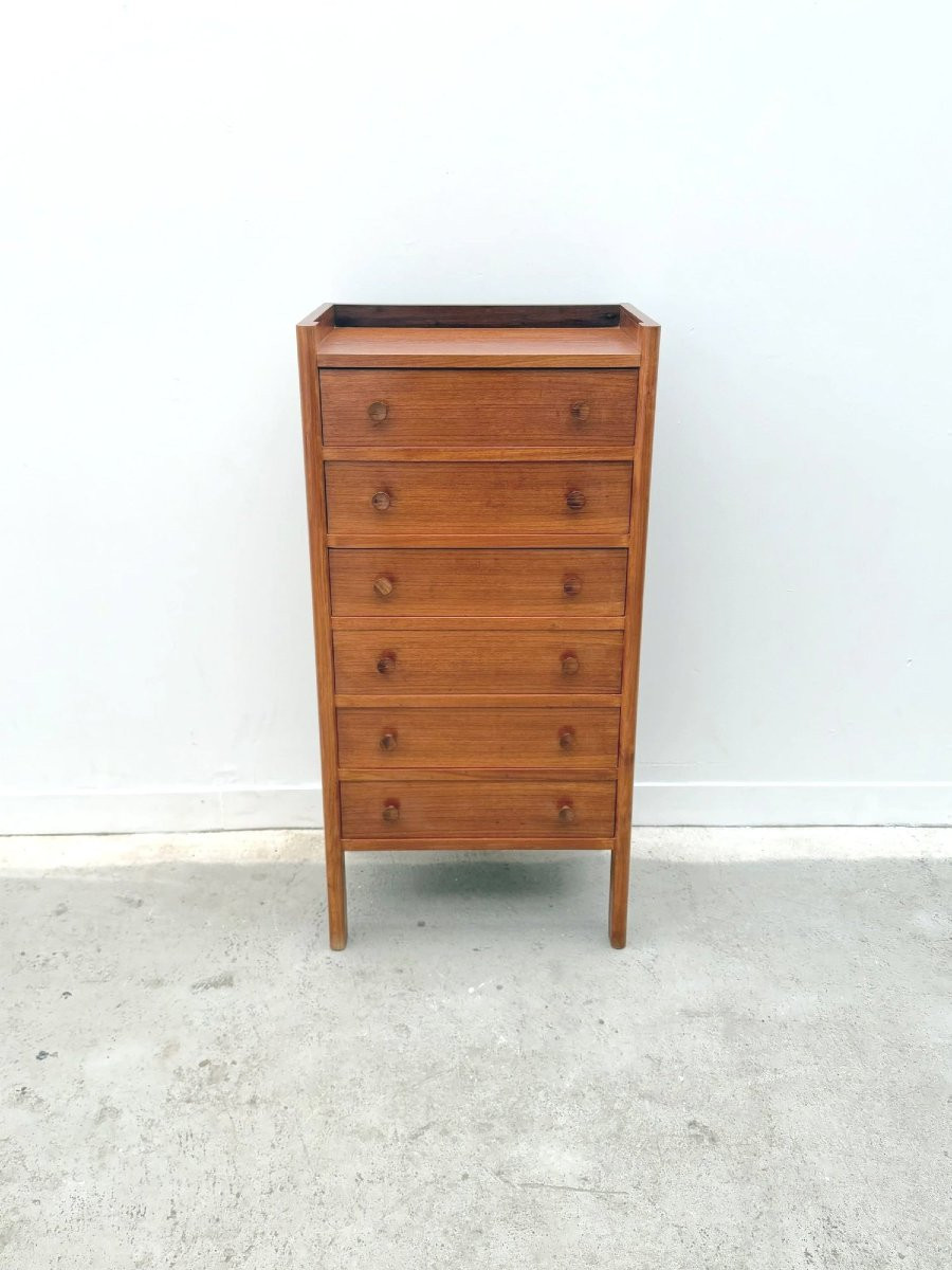 Scandinavian-style Teak Chest Of Drawers, 1960  -photo-5