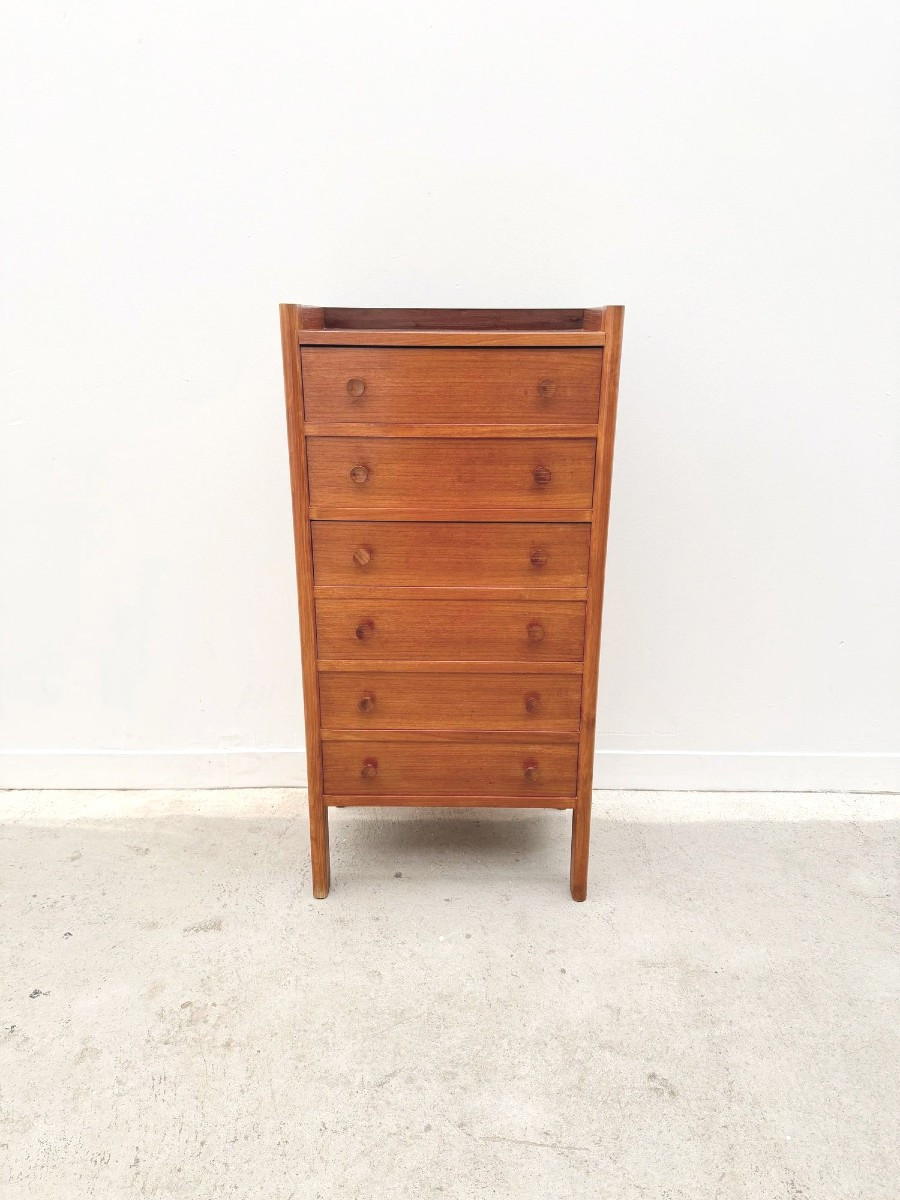 Scandinavian-style Teak Chest Of Drawers, 1960  