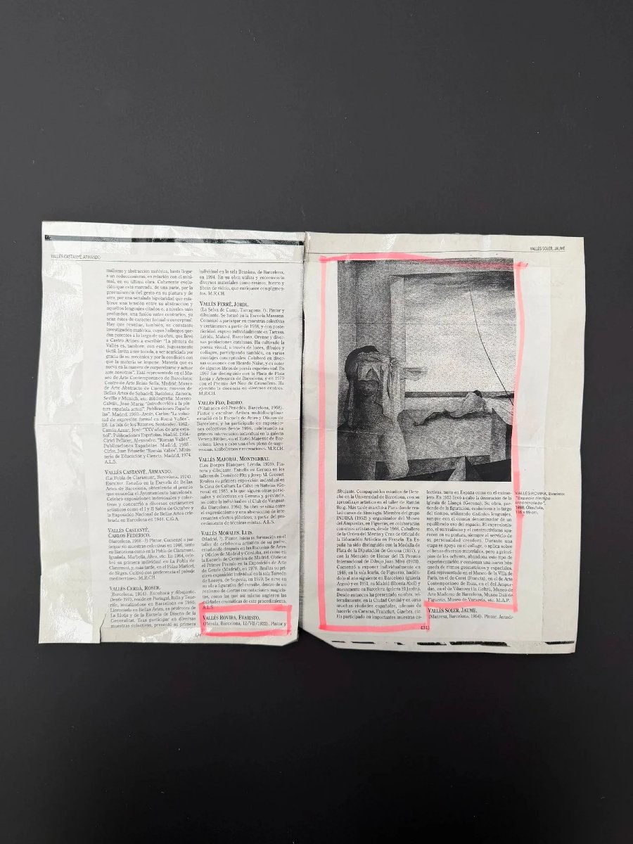 Aquarelle de Evaristo VALLES I ROVIRA (Barcelone 1923-1999), 1966-photo-3