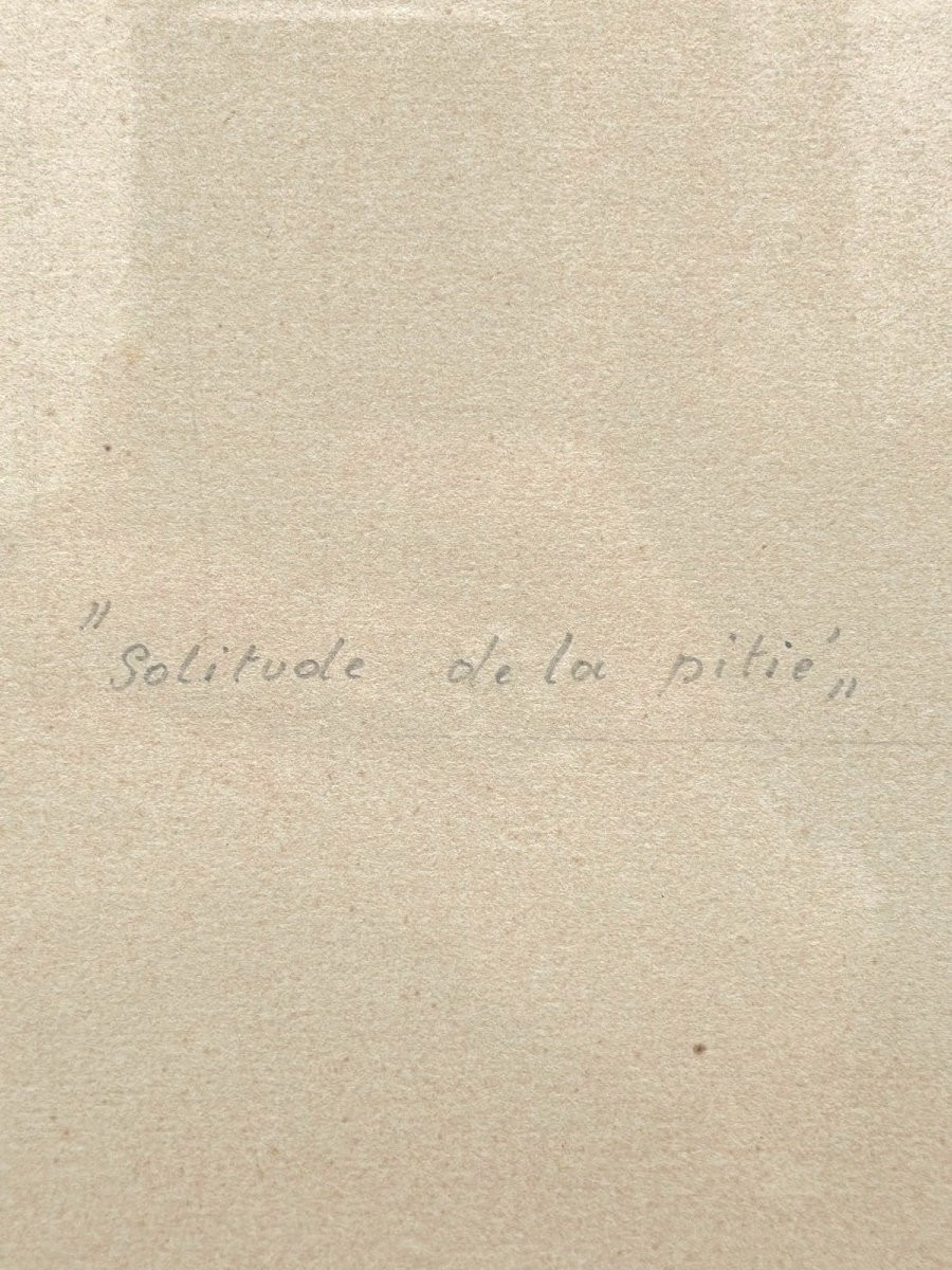 Aquarelle sur papier de Philippe DUPIEREUX, 1974  -photo-1