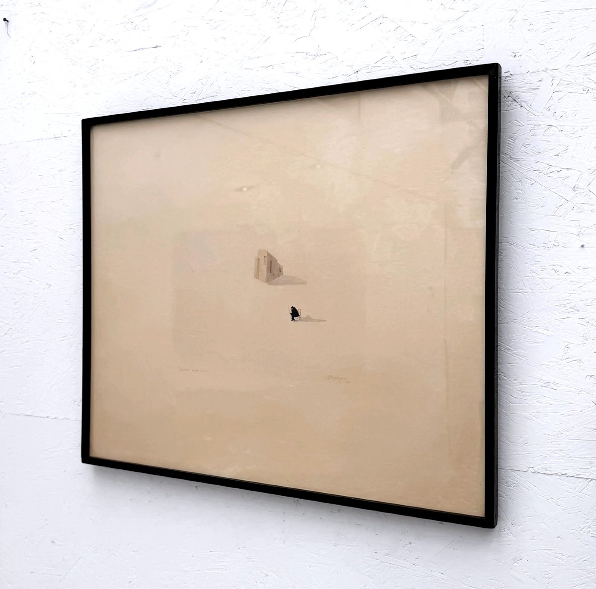 Aquarelle sur papier de Philippe DUPIEREUX, 1974  