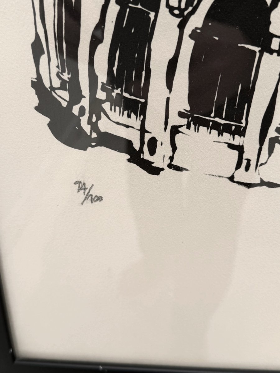 Lithographie "Arènes" de Salvador AULESTIA 14/100, 1967-photo-3