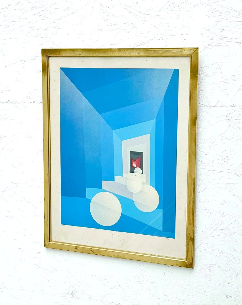 Lithographie de Bernard JARDEL 10/200, 1970 -photo-2