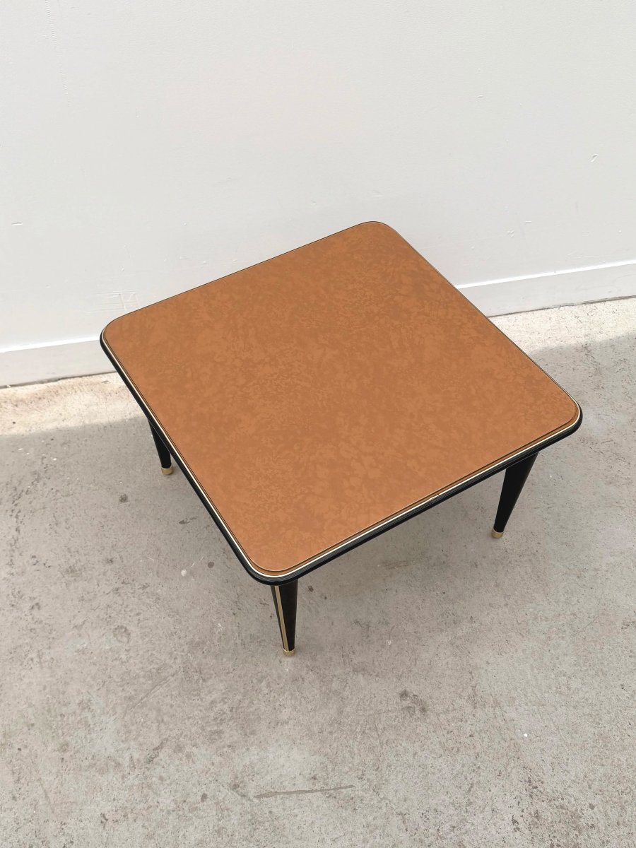 Skai And Glass Coffee Table, 1960-photo-3