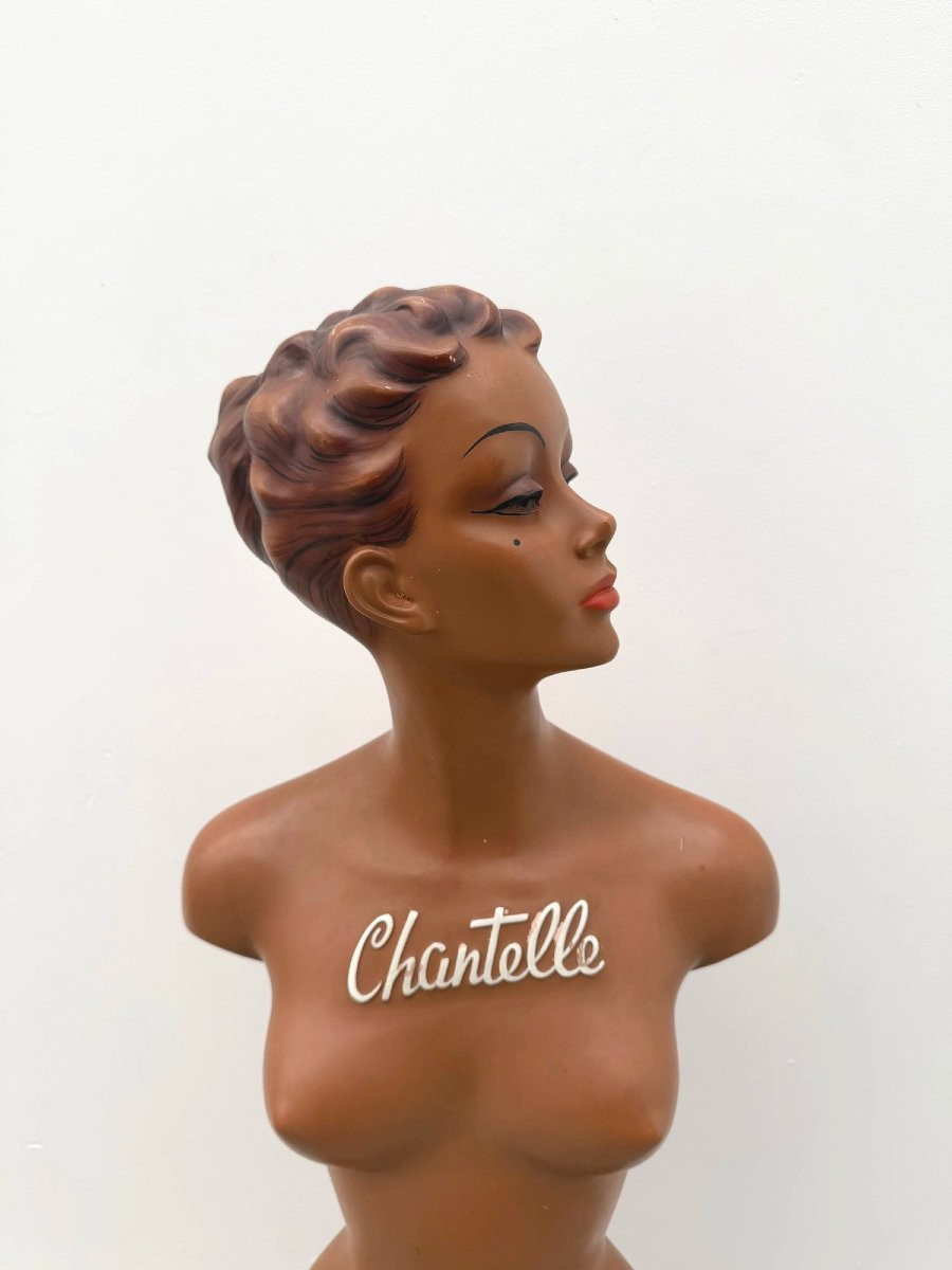 Chantelle Window Mannequin By Maison Siegel In Plaster, 1950-photo-2