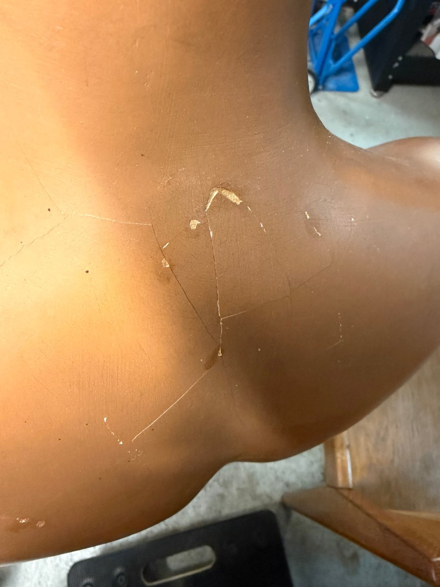 Chantelle Window Mannequin By Maison Siegel In Plaster, 1950-photo-1