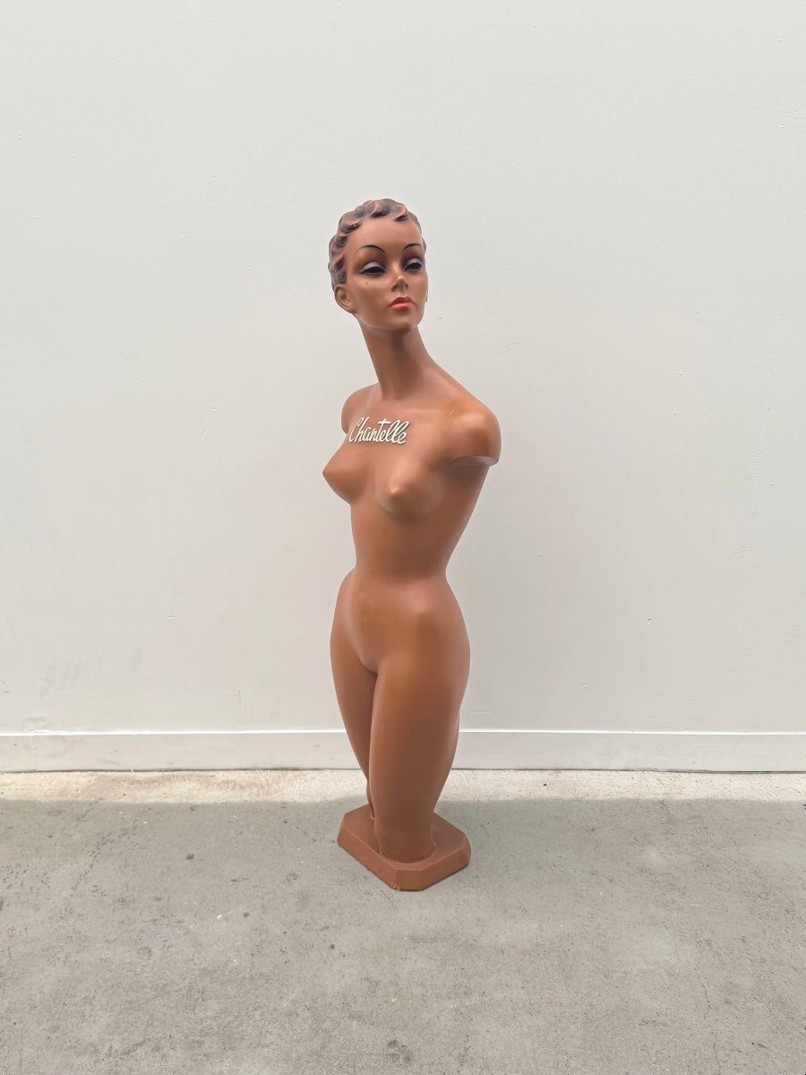 Chantelle Window Mannequin By Maison Siegel In Plaster, 1950-photo-4