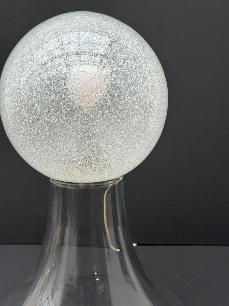 Lampe en verre de MURANO, Italie 1970  -photo-4