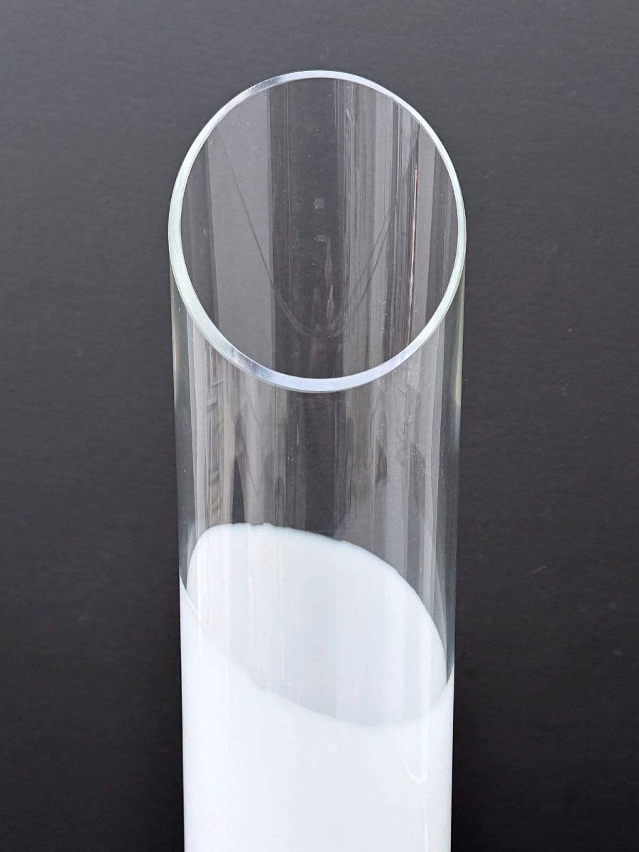 Lampe de ESPERIA en verre de MURANO et chrome, Italie 1970-photo-2