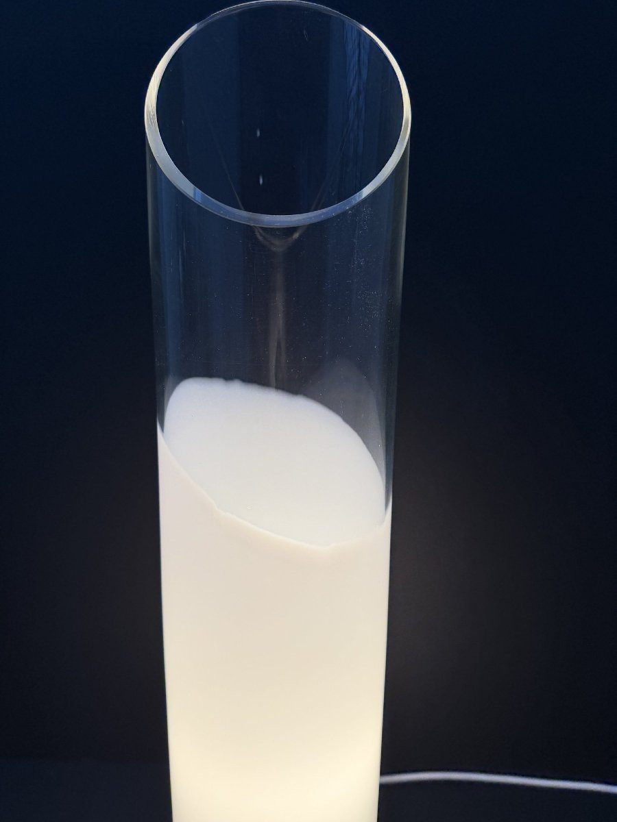 Lampe de ESPERIA en verre de MURANO et chrome, Italie 1970-photo-1