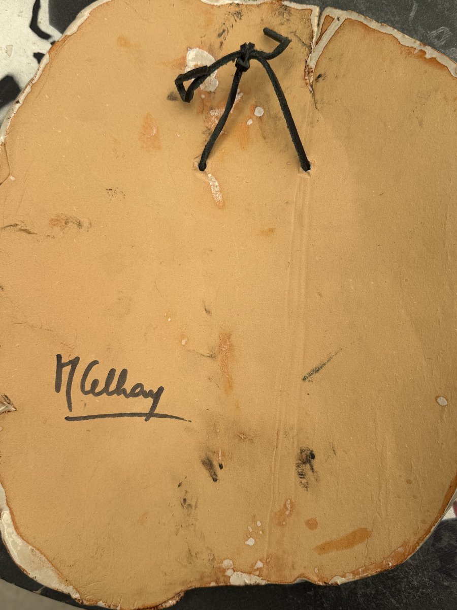 Ceramic Mask Signed-photo-2