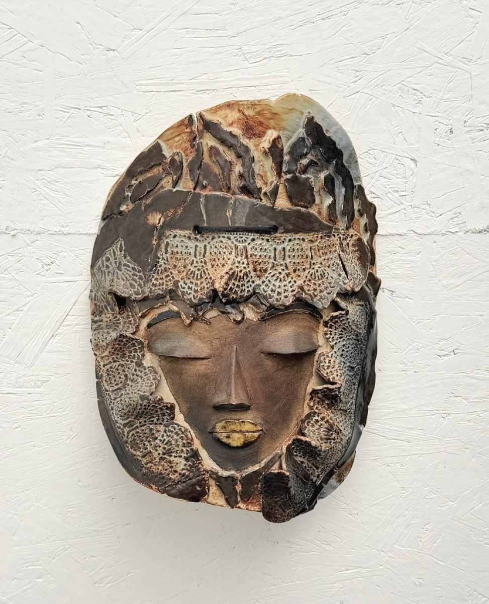 Ceramic Mask Signed