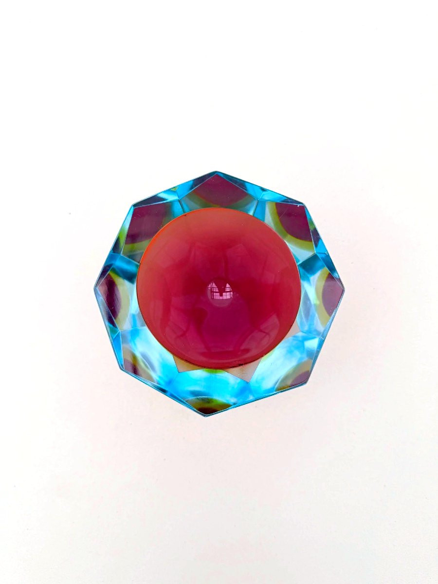 Sommerso - Murano Blown Glass Pocket Organizer, Italy 1960-photo-2
