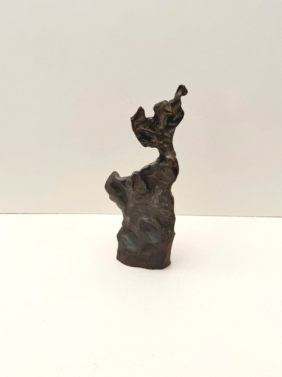 Sculpture de Paul FLICKINGER en bronze, France 1990 -photo-4