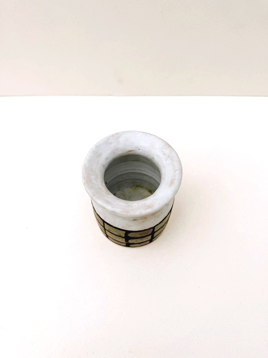 Vase en céramique signé, France 1960  -photo-3