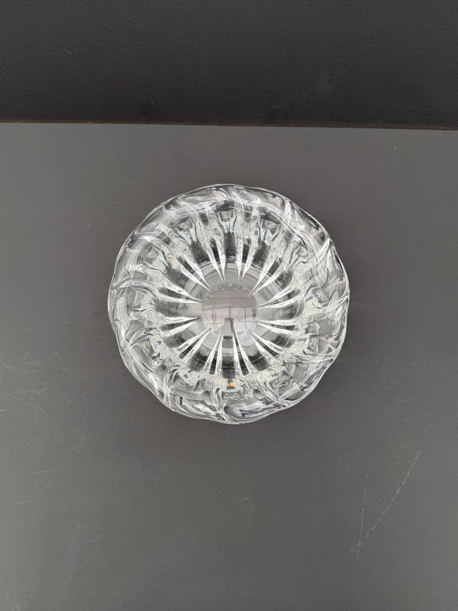 Vide poche de ORREFORS en cristal, Suède 1970-photo-3
