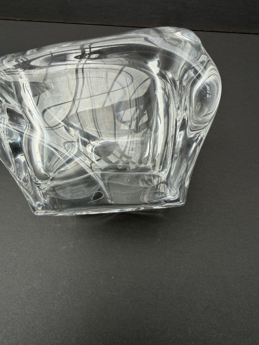 Daum France Pocket Organizer In Crystal, 1960-photo-1