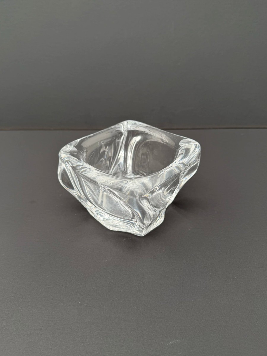Daum France Pocket Organizer In Crystal, 1960