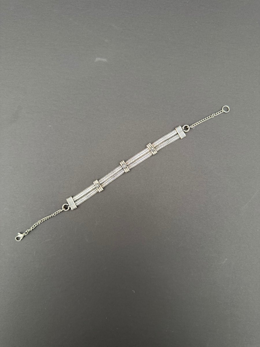 Bracelet en Argent massif, Inde -photo-2