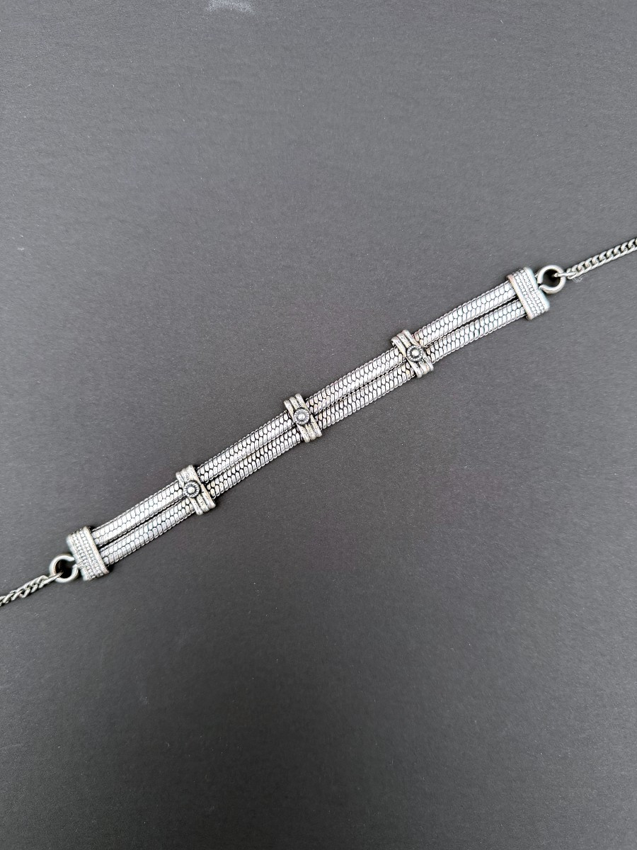 Bracelet en Argent massif, Inde 