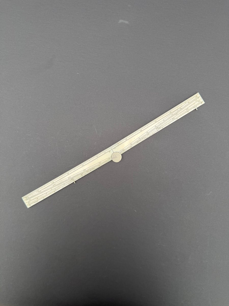 Compas de proportion en os et métal, fin du XVIIIe siècle  -photo-2