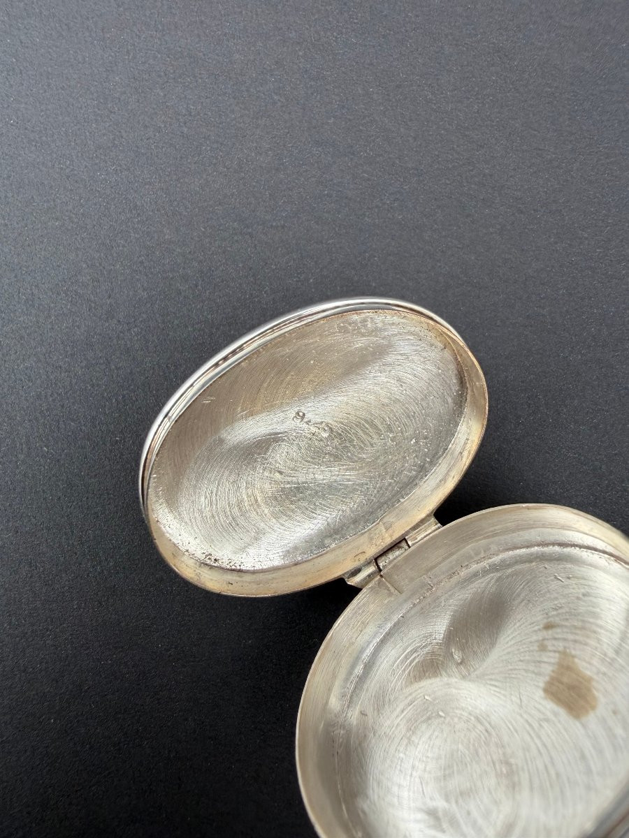 5 Boites a pillules en Argent massif -photo-2
