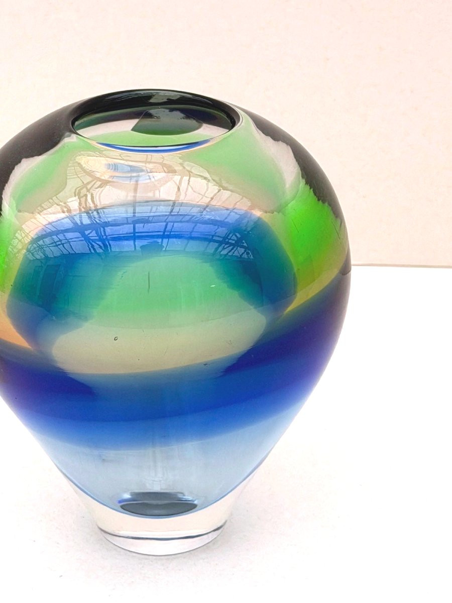 Vase de JOSKA en cristal, Allemagne 1970-photo-2