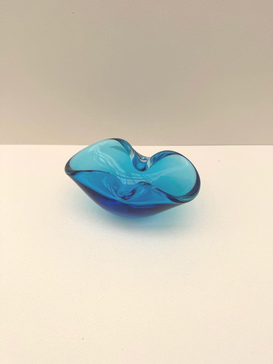 Vide poche de MURANO en verre soufflé, Italie 1970  -photo-2