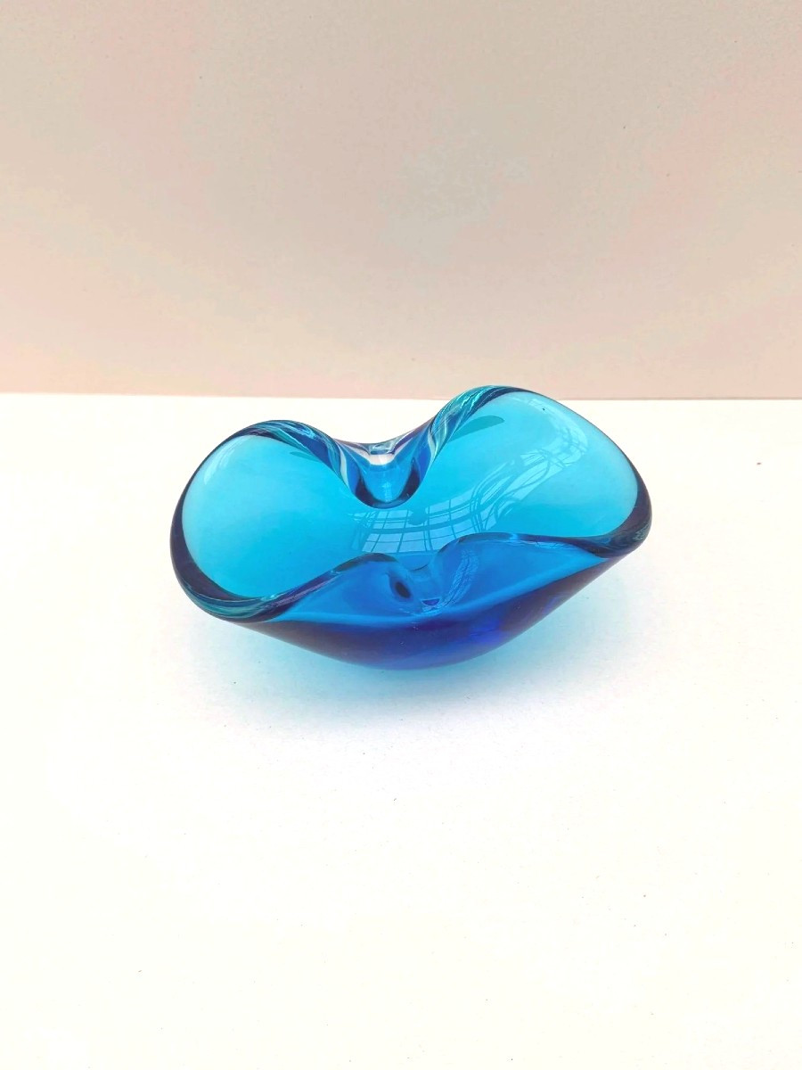Vide poche de MURANO en verre soufflé, Italie 1970  