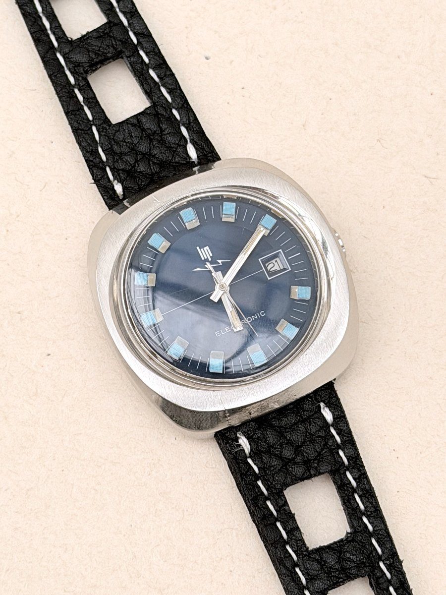 Lip Electronic Watch, Electromechanical Movement R184, France 1970-photo-2