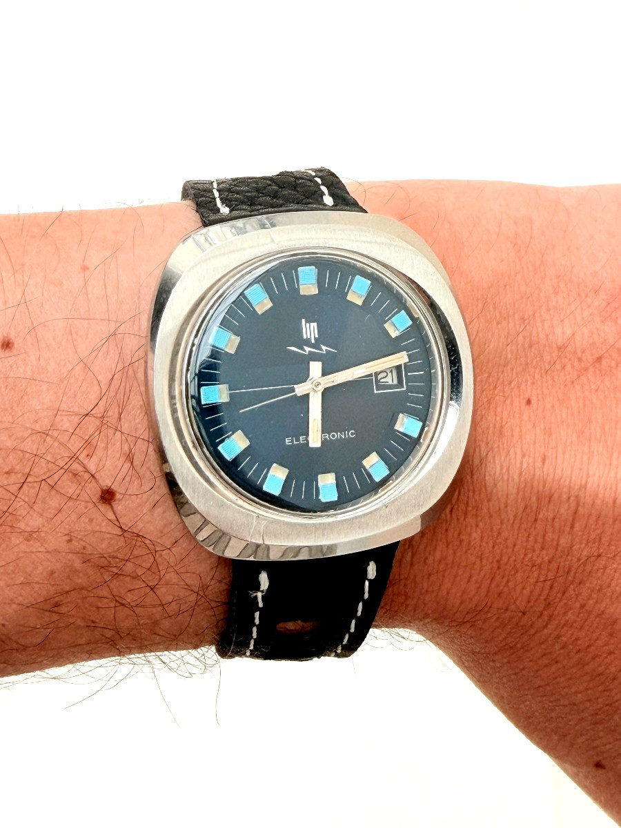 Lip Electronic Watch, Electromechanical Movement R184, France 1970