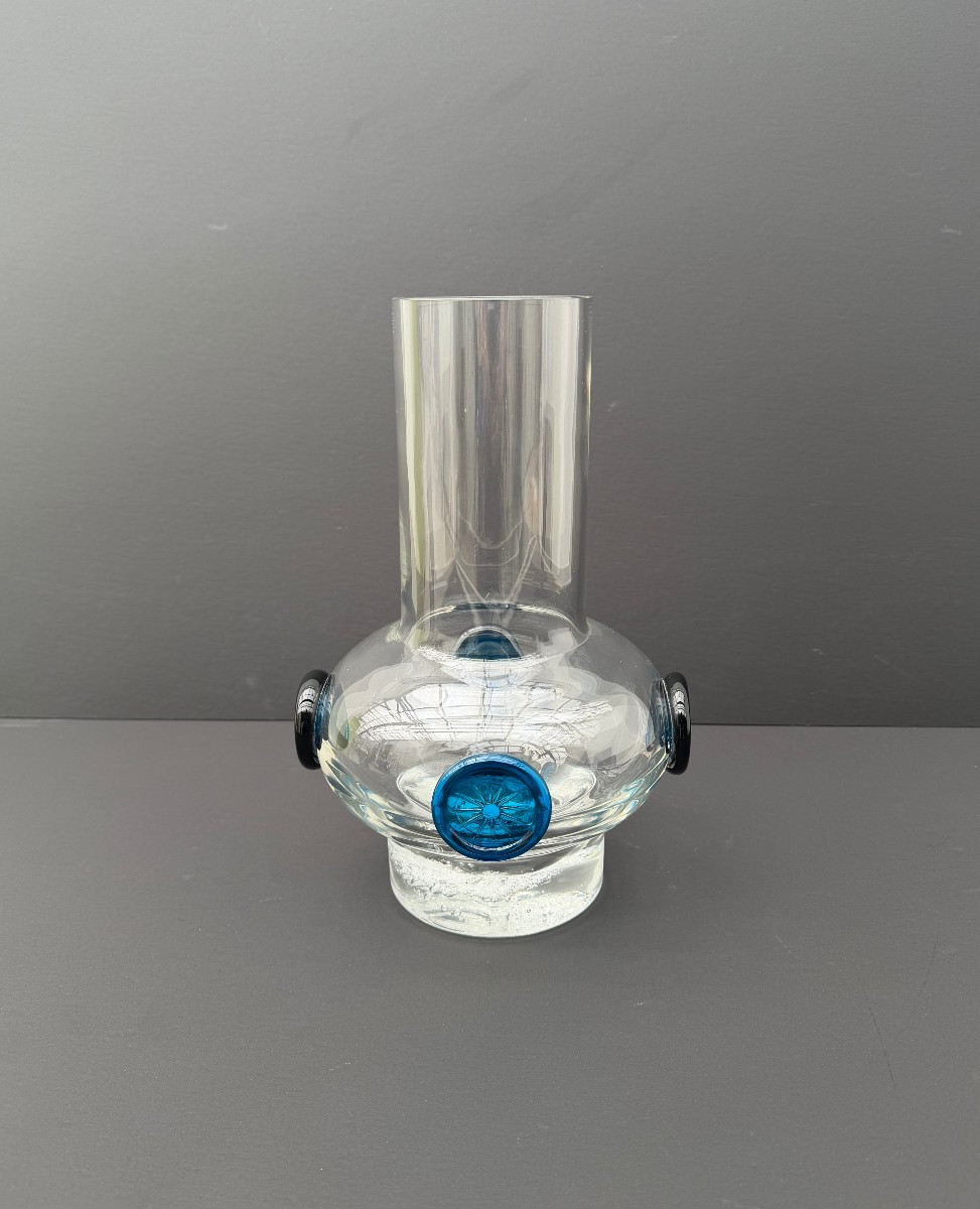 Vase en verre soufflé, 1970