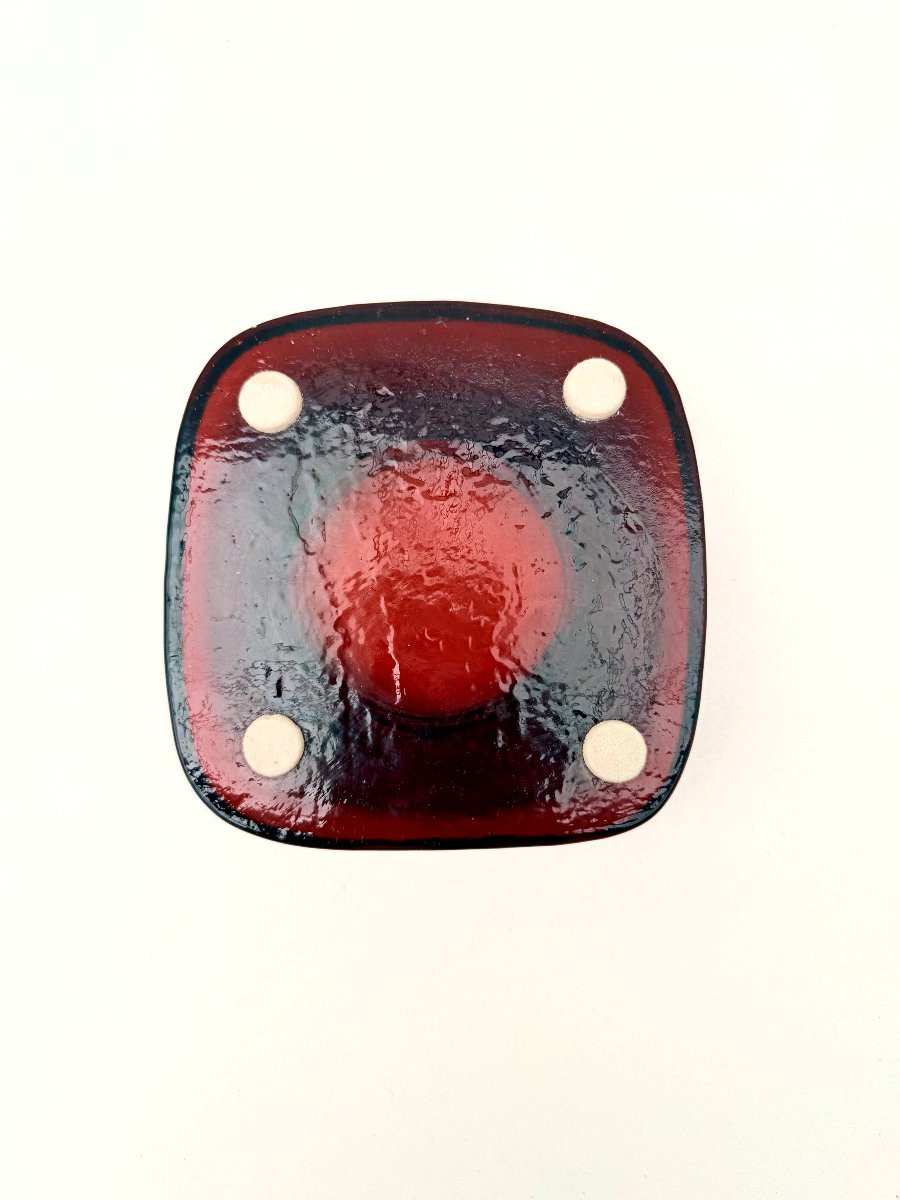 Saint Gobain Molded Glass Pocket Organizer, France 1960-photo-4