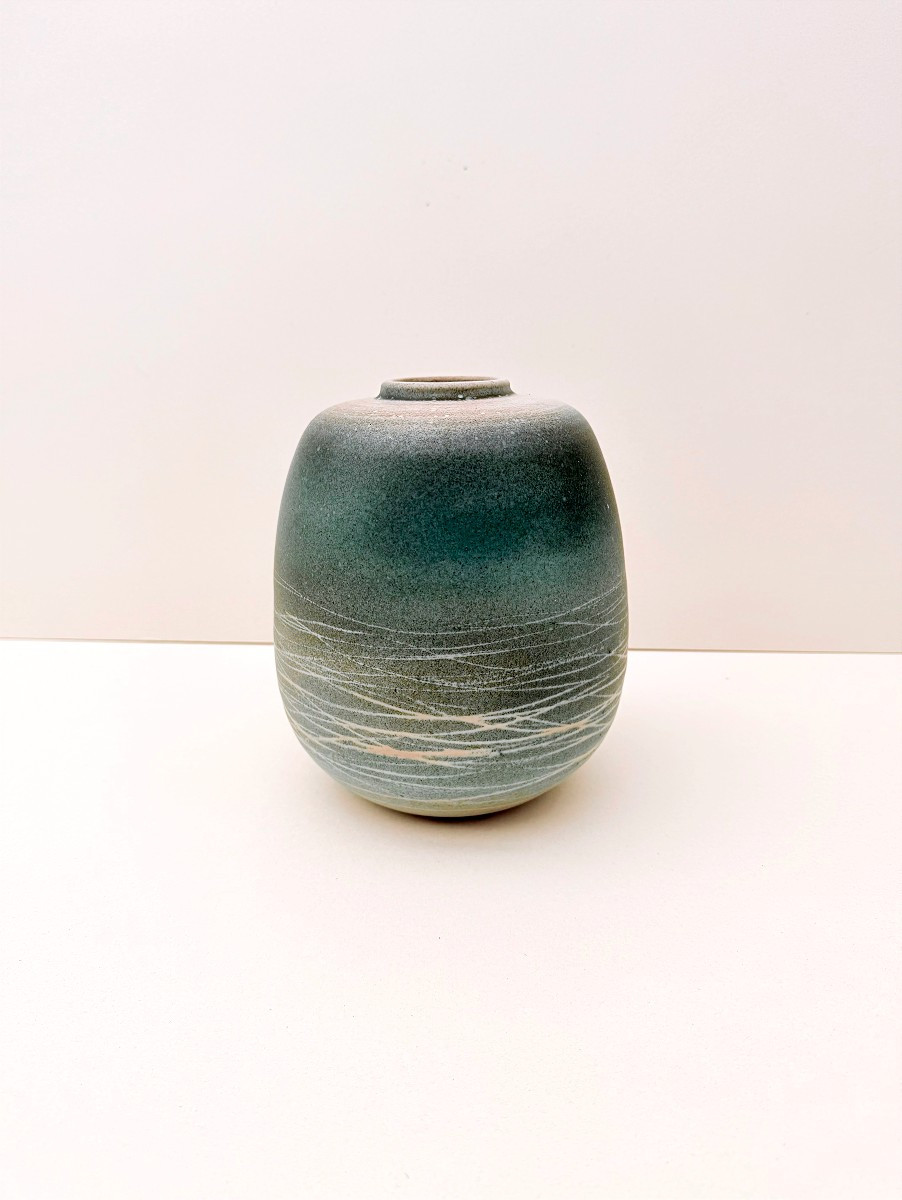 Ceramic Vase, Signed, Circa 1970