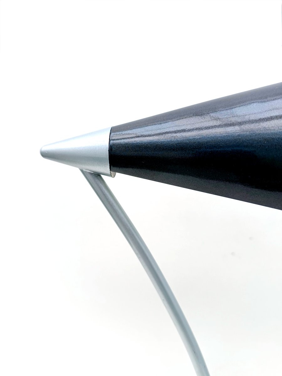 Frans Schrofer's "plume" Lamp For Scopelight Holland In Metal, 1980-photo-2