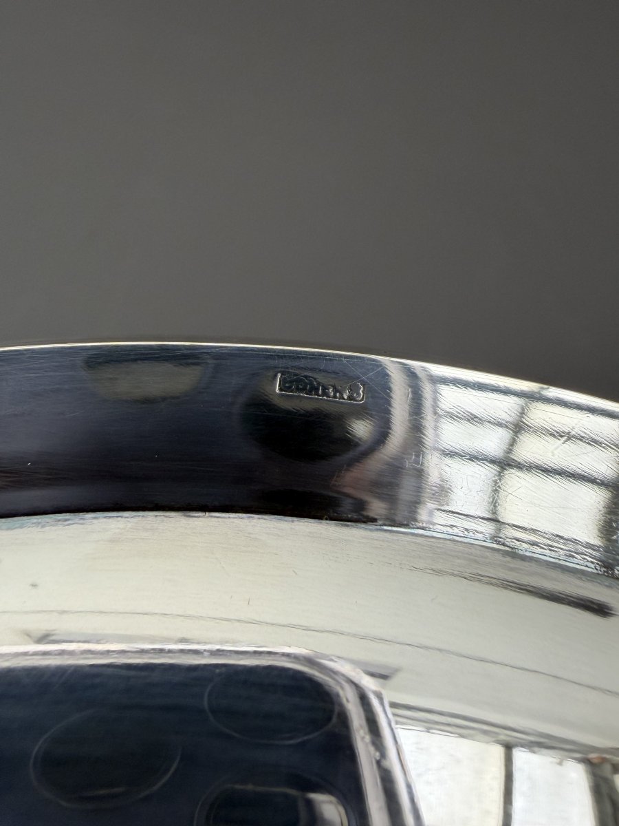 Silver-plated Metal Serving Tray, 1930  -photo-2
