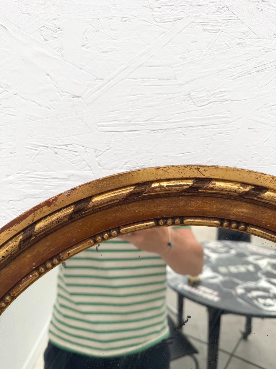 Gilded Wooden Mirror, 1900  -photo-4