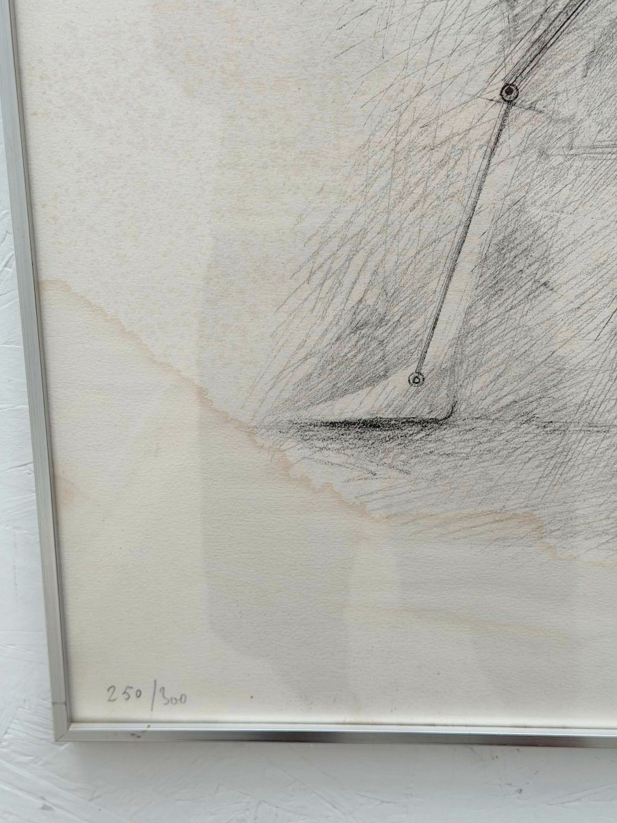 Lithograph "hen With Ears" By César Baldaccini, Known As César (1921–1998), No. 250/300  -photo-3