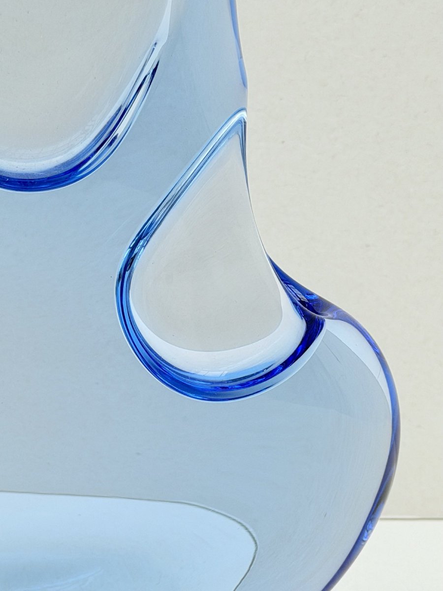 Vase de Josef CVRCEK et Miloslav KLINGER pour ZELEZNY BROD SKLO, République Tchèque 1970  -photo-2