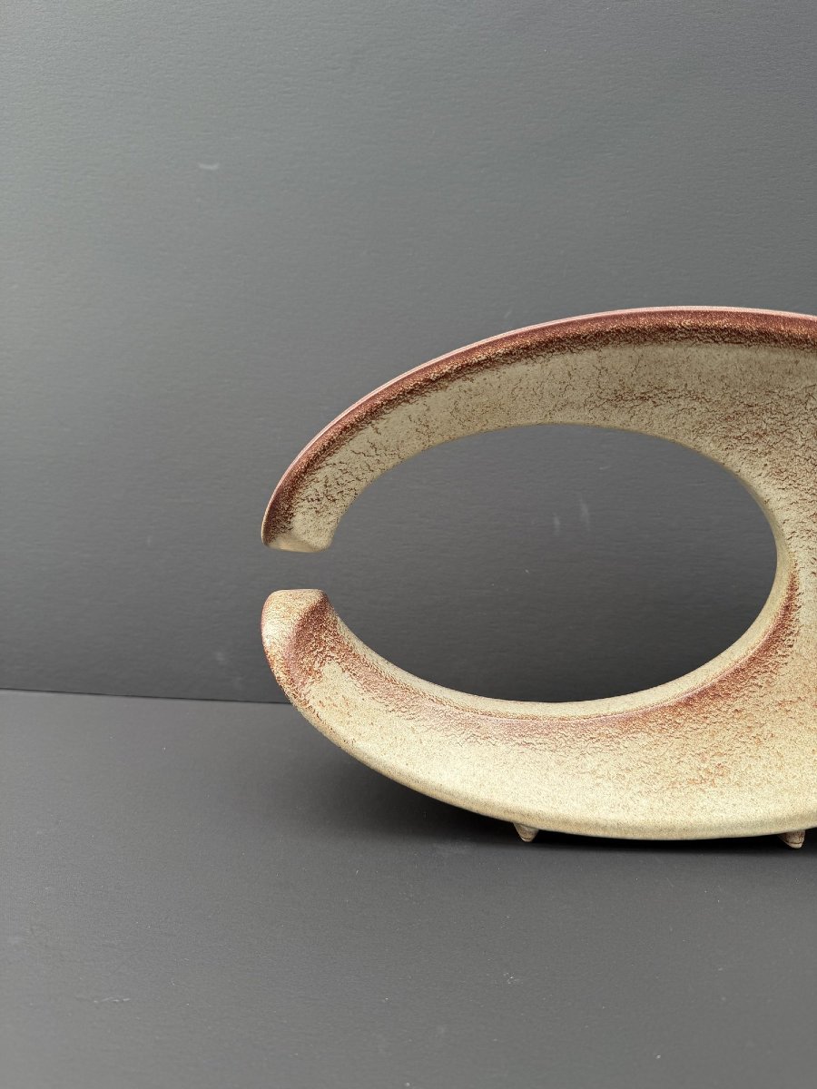 Vase de Roberto RIGON par la Manufacture BERTONCELLO en céramique, Italie 1970  -photo-2