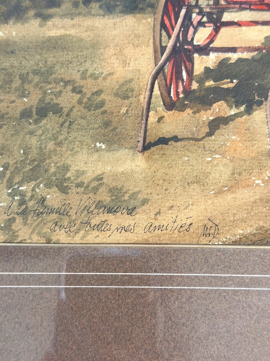 Peinture Aquarelle sur papier de Michel DESROCHERS, France 1976 -photo-3