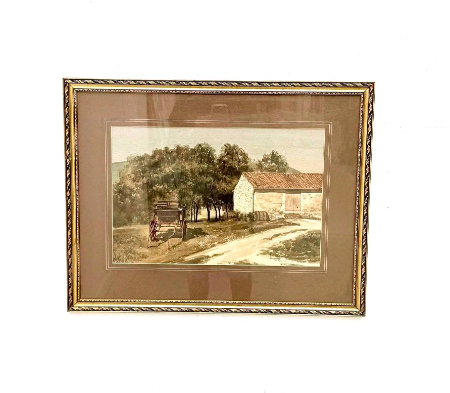 Peinture Aquarelle sur papier de Michel DESROCHERS, France 1976 