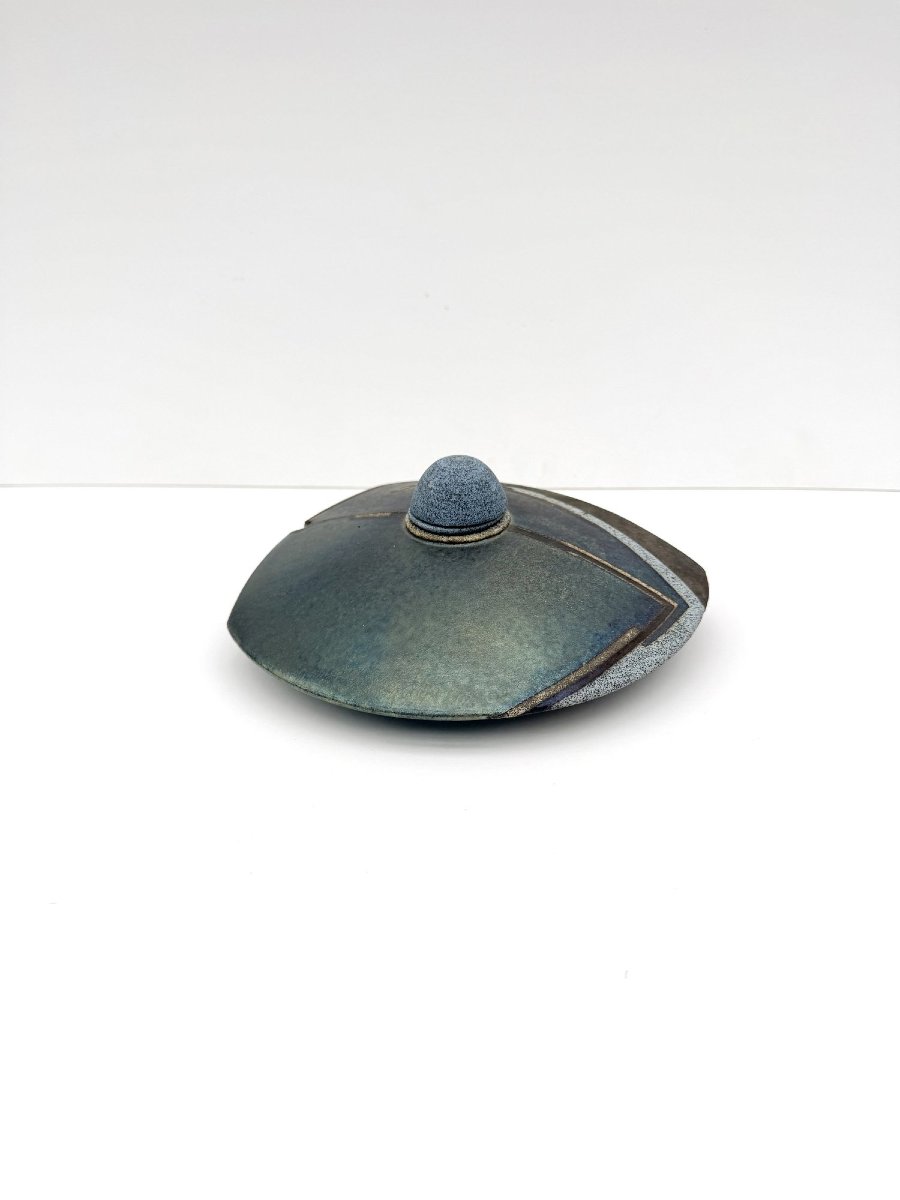 Signed Raku Ceramic Sculpture   -photo-2