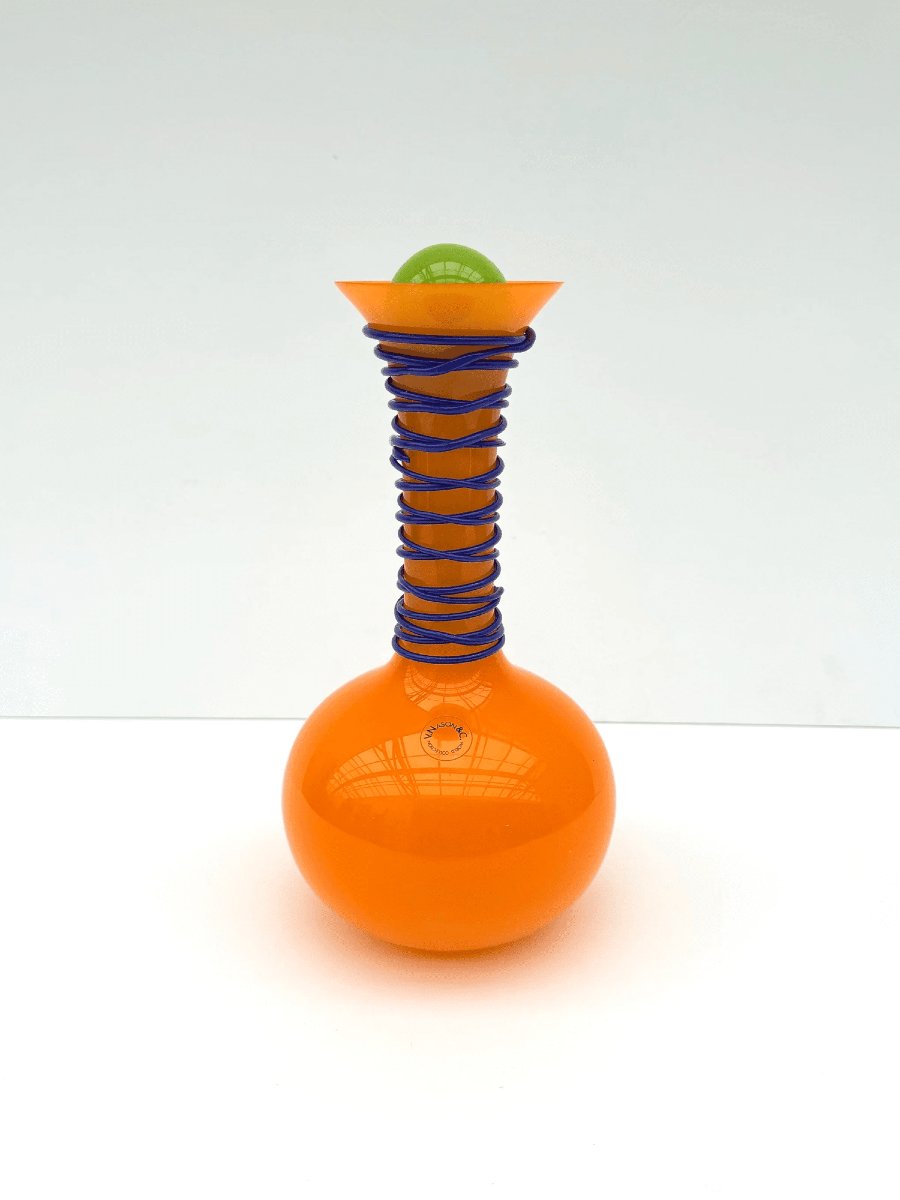 Bouteille de VINCENZO NASON & Cie en verre de MURANO, Italie 1980 