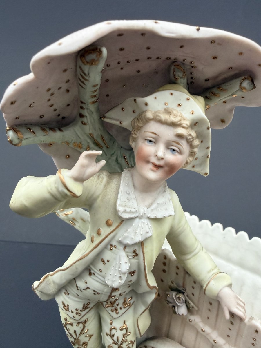 Sujet en Biscuit porcelaine, France 19 ème -photo-3