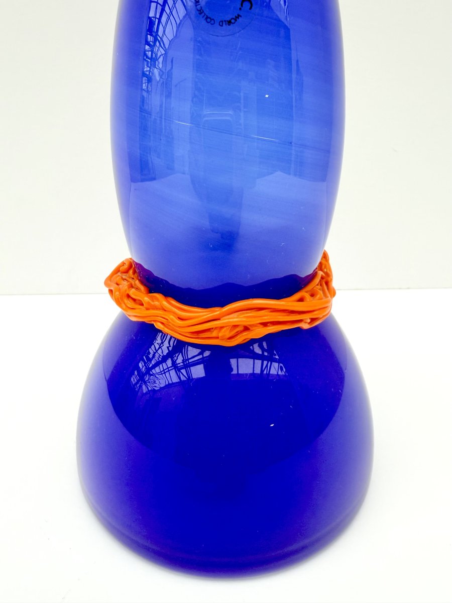 Bouteille de VINCENZO NASON & Cie en verre de MURANO, Italie 1980-photo-3