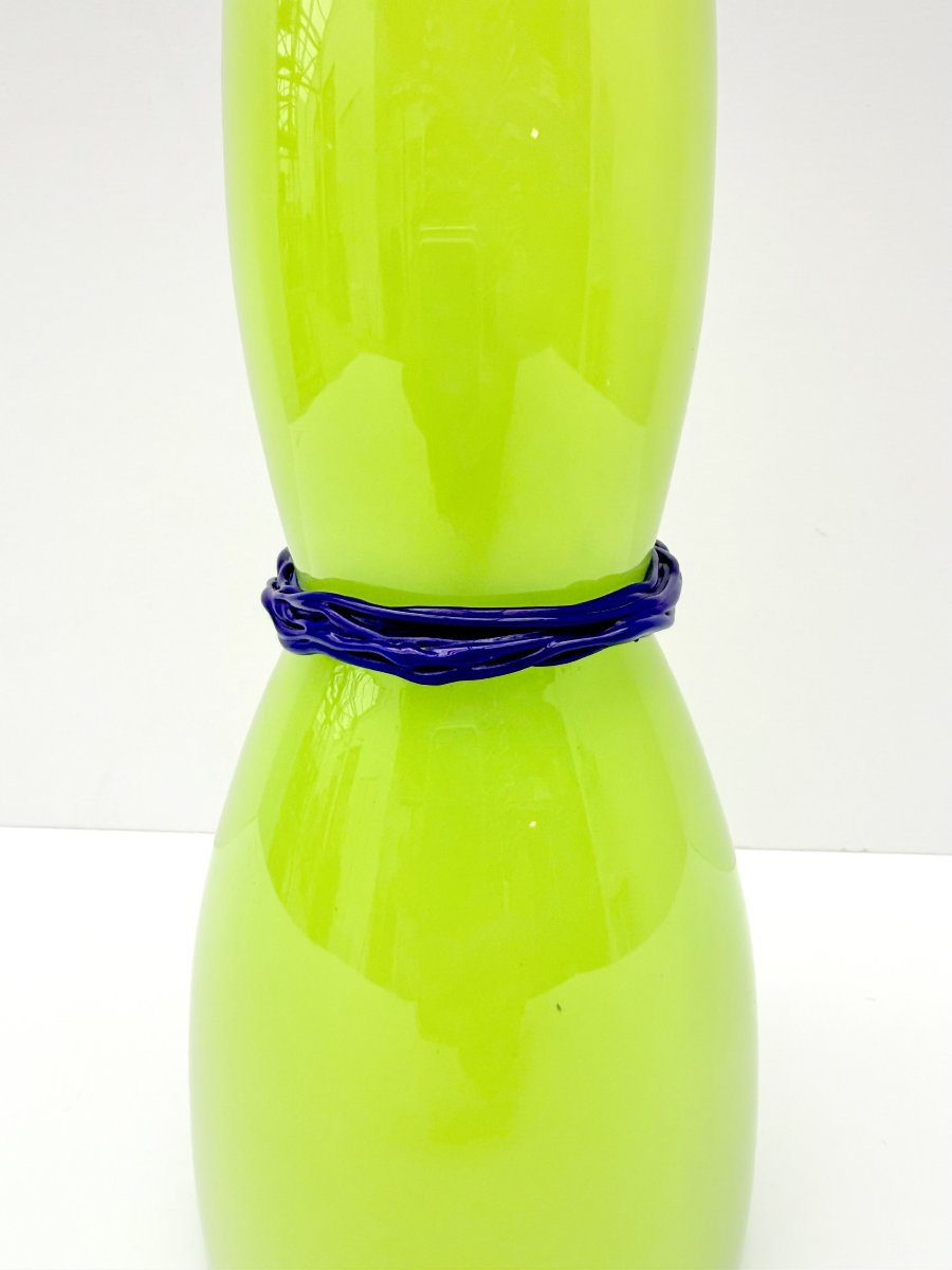 Bouteille de VINCENZO NASON & Cie en verre de MURANO, Italie 1980  -photo-3