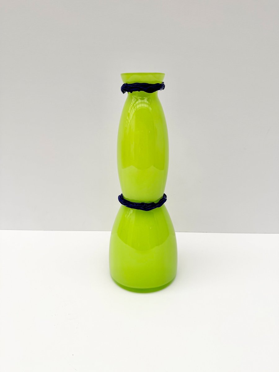 Bouteille de VINCENZO NASON & Cie en verre de MURANO, Italie 1980  -photo-1