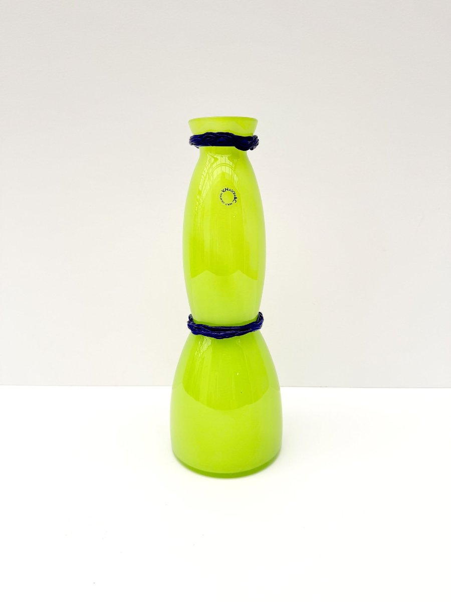 Bouteille de VINCENZO NASON & Cie en verre de MURANO, Italie 1980  